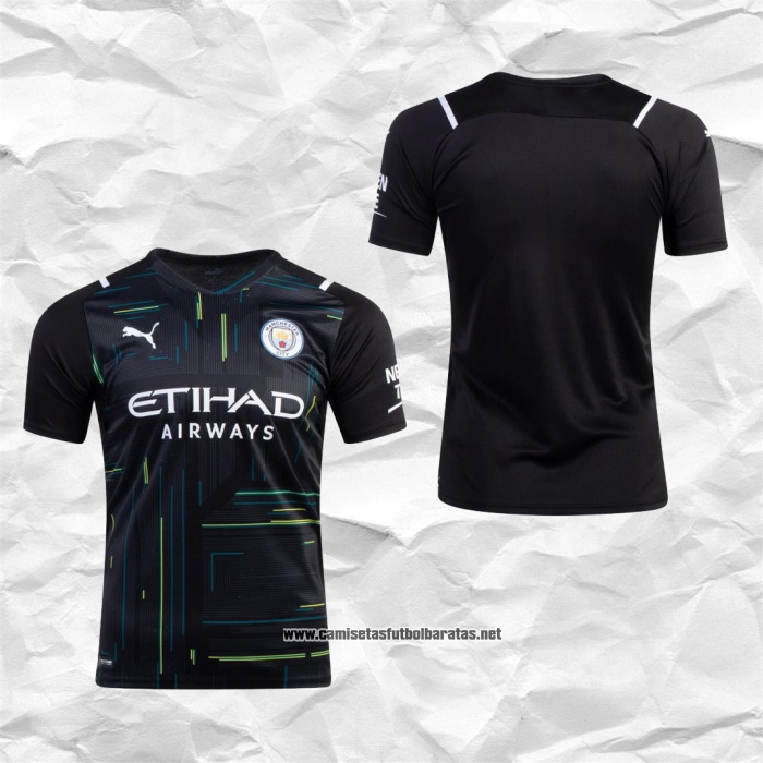 Manchester City Camiseta Portero 2021-2022 Negro